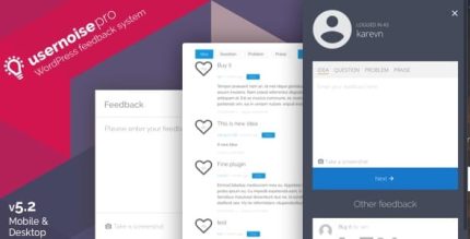 Usernoise Pro - Modal Feedback & Contact form