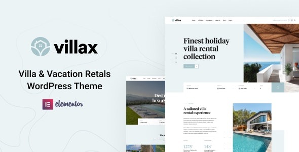 Villax 1.2.3 – Villa & Vacation Rentals WordPress Theme