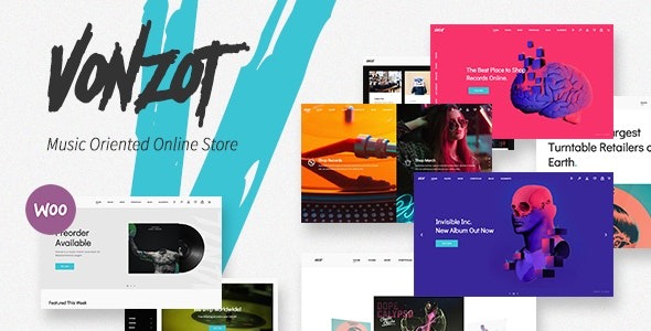 Vonzot 1.8.6 – Music Oriented WooCommerce Theme
