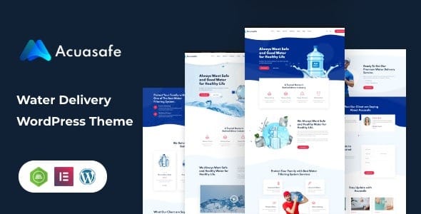 Acuasafe 1.0.3 – Drinking Water Delivery WordPress Theme