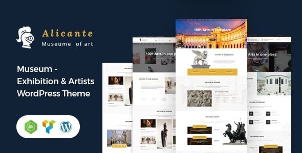 Alicante 3.0 – Museum & Exhibition WordPress Theme