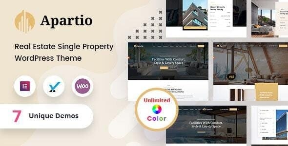 Apartio 3.3 – Single Property WordPress Theme + RTL