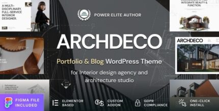Archdeco - Architecture & Interior Design Agency Portfolio WordPress Theme