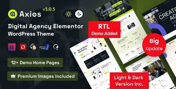 Axios 1.1.8 – Digital Agency WordPress Theme