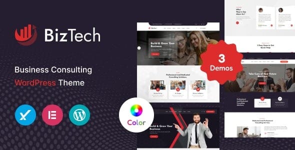 Biztech 1.0.2 – Corporate & Consulting Business WordPress Theme + RTL