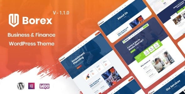 Borex 1.1.7 – Business And Finance WordPress Theme