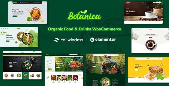 Botanica 1.2.0 – Food & Drinks Tailwind CSS WooCommerce Theme