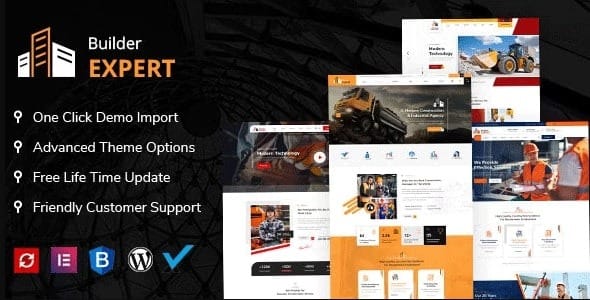Builder Expert 1.6 – Construction and Architecture WordPress Theme