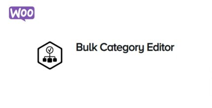 Bulk Category Editor for WooCommerce