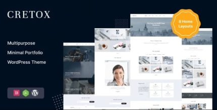 Cretox - Multipurpose Minimal Portfolio WordPress Theme