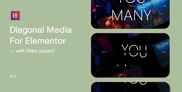 Diagonal Media for Elementor 1.0.2