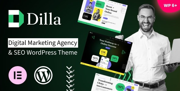 Dilla 1.0.0 – Digital Marketing Agency & SEO WordPress Theme