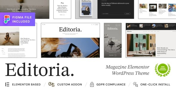 Editoria 1.2.1 – Newspaper & Magazine WordPress Theme
