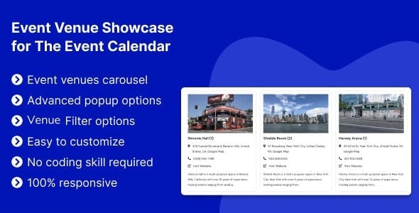 Event Venue Showcase for The Event Calendar 1.0.2