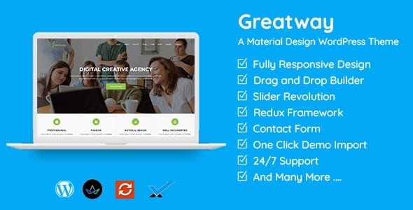 Greatway 2.0 – Material Design WordPress Theme