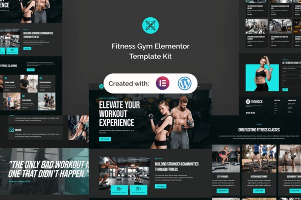 Gymrock 1.0 – Fitness Gym Elementor Template Kit