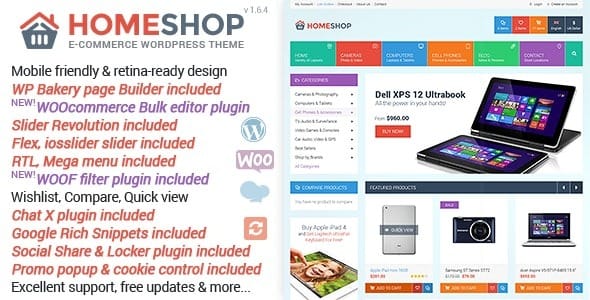 Home Shop 1.6.4 – WooCommerce Theme