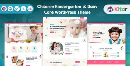 Kitar - Children Kindergarten & Baby Care WordPress Theme