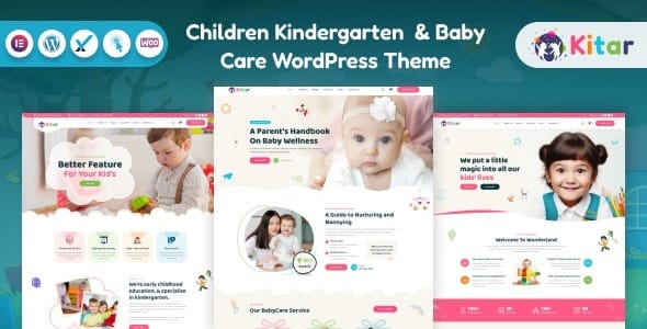 Kitar 1.0.0 – Children Kindergarten & Baby Care WordPress Theme