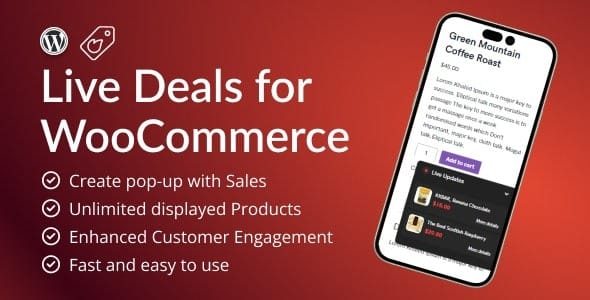 Live Deals for WooCommerce 1.0.0