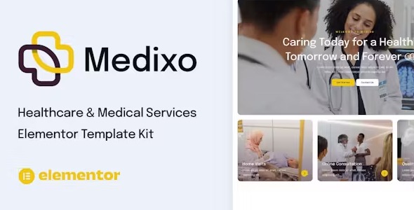 Medixo 1.0 – Healthcare & Medical Services Elementor Template Kit