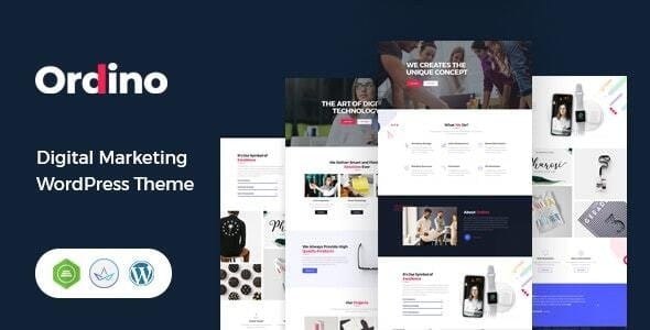 Ordino 2.5 – Digital Marketing WordPress Theme