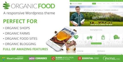 OrganicFood - Responsive WordPress Theme