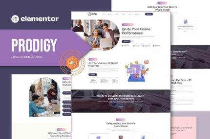 Prodigy - Digital Marketing Elementor Template Kits