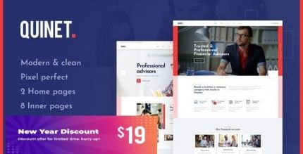Quinet - Business Consulting WordPress Theme