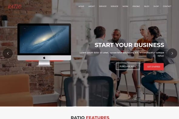 Ratio 1.6 – Material Design WordPress Theme