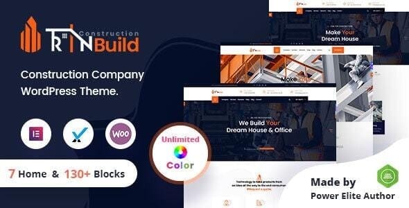 RinBuild 3.0.0 – Construction Building Company WordPress Theme + RTL