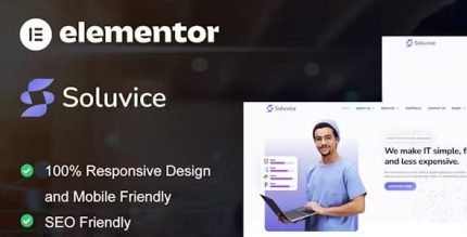 Soluvice - IT Solutions & Services Company Elementor Pro Template Kit