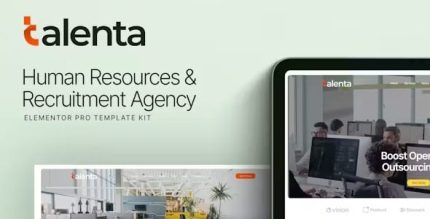 Talenta - Human Resources & Recruitment Agency Elementor Template Kit