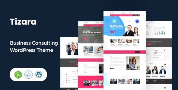 Tizara 1.9 – Business Consulting WordPress Theme