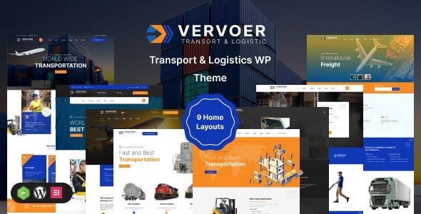 Vervoer 1.0.1 – Logistics & Transportation WordPress Theme + RTL