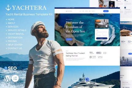 Yachtera - Yacht Club & Boat Rental Elementor Template Kits