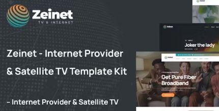 Zeinet - Internet Provider & Satellite TV WordPress Theme