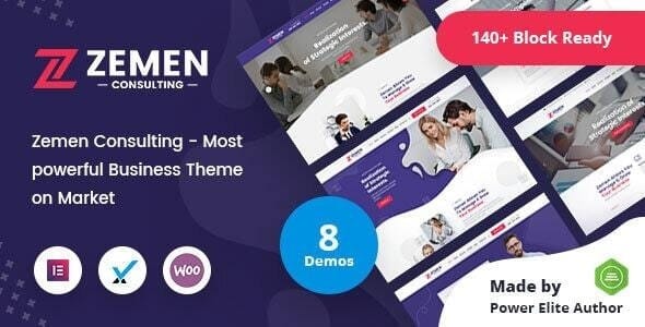 Zemen 4.0.1 – Multi-Purpose Consulting Business WordPress Theme + RTL