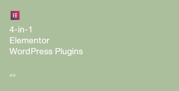 4-in-1 Elementor WordPress Bundle 1.0.0