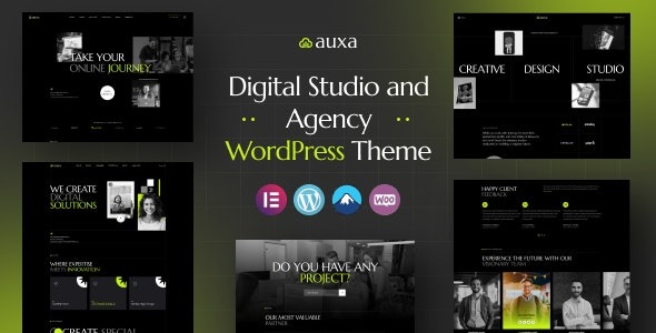 Auxa 1.0.0 – Digital Studio and Agency WordPress Theme