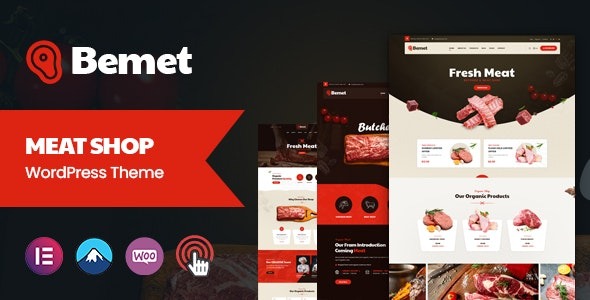Bemet 1.0.2 – Butcher & Meat WordPress Theme