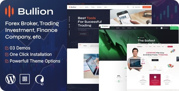 Bullion 1.3 – Forex Broker & Trading WordPress Theme
