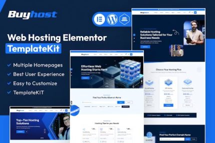 Buyhost - Web Hosting Elementor Template Kits