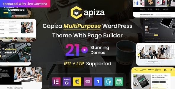 Capiza 2.1 – Creative Business & Agency WordPress Theme