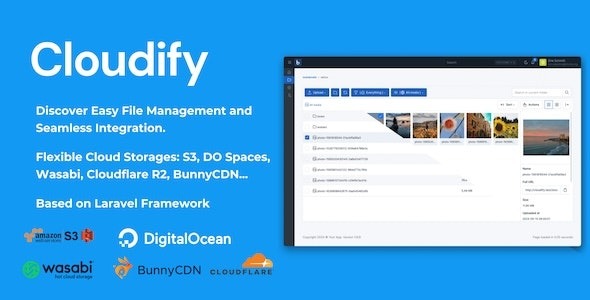 Cloudify 1.0.8 – Self-Hosted File Manager and Cloud Storage