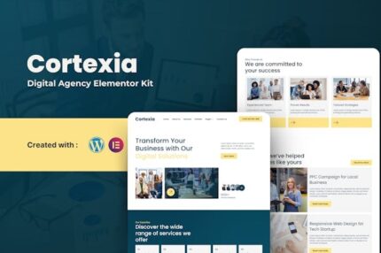 Cortexia - Digital Agency Elementor Template Kit
