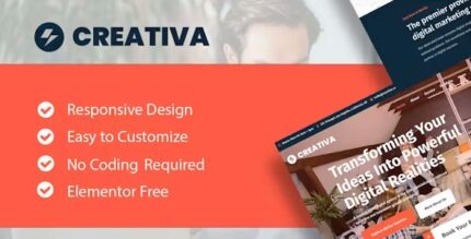 Creativa - Digital Agency Elementor Template Kit