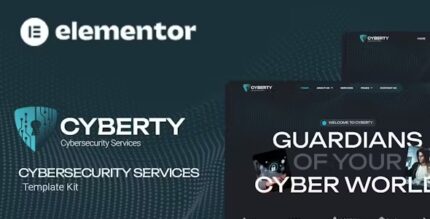Cyberty - Cyber Security Service Elementor Template Kit