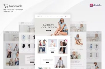 Fashionable - Fashion Shop Elementor Template Kits