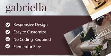 Gabriella - Motivator & Business Coach Elementor Template Kit